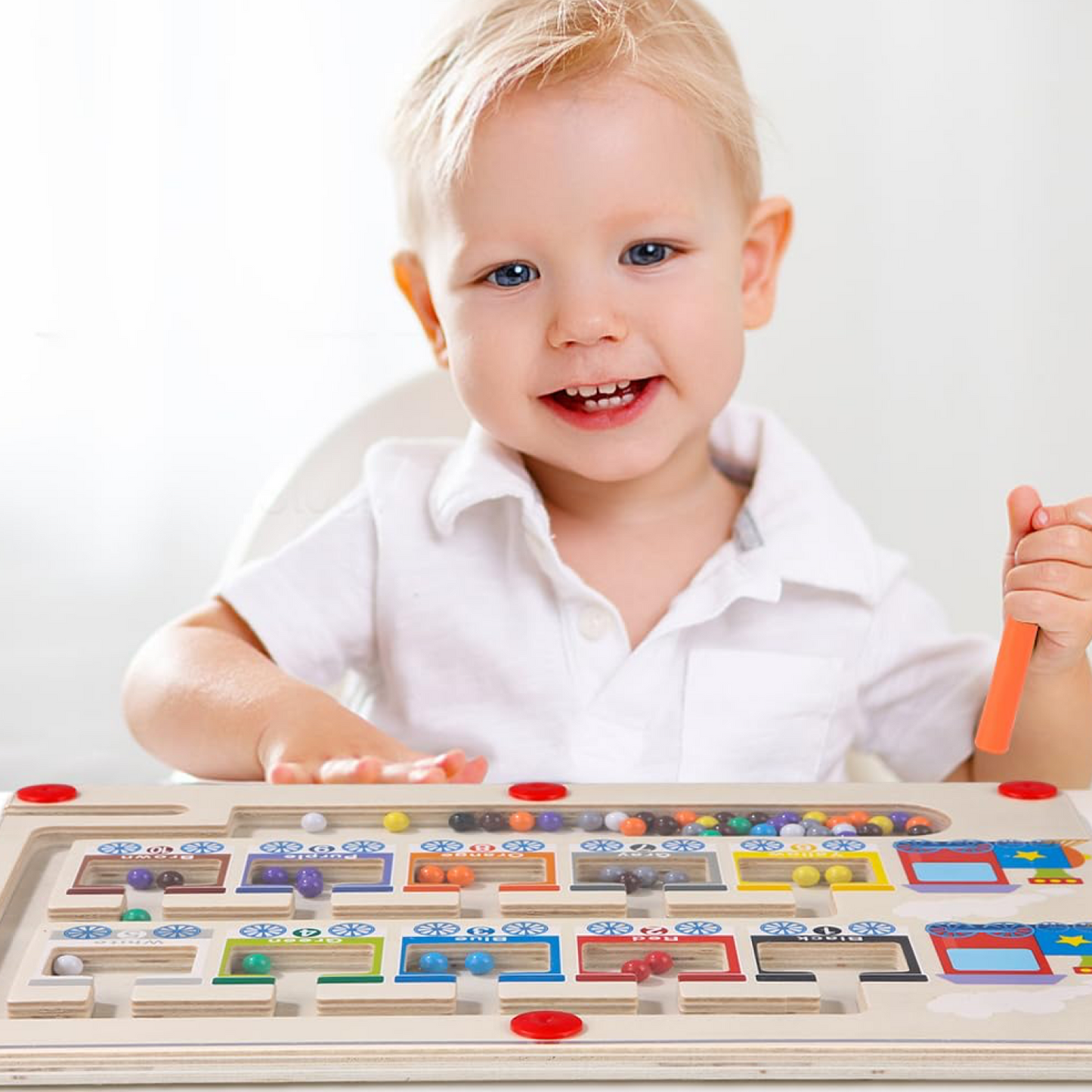 Jouet de labyrinthe magnétique (+2 ans)