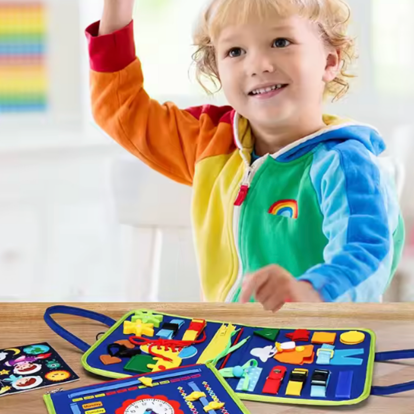 Jouets Montessori planche d'apprentissage (2-5 ans)