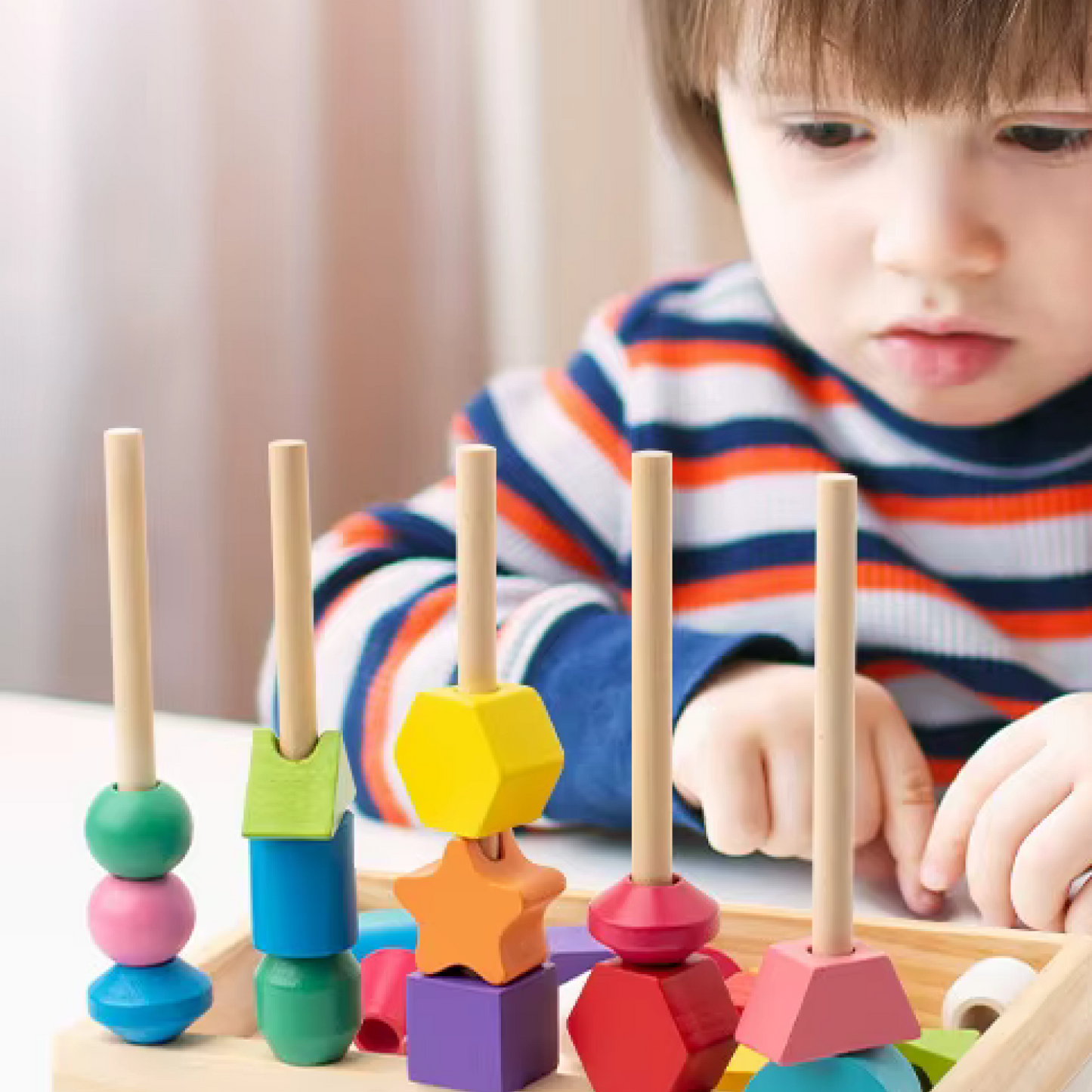 Jouets en bois Montessori [variante] (+18 mois)